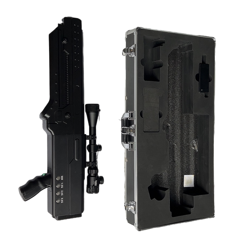  沙湖镇手持便携式枪型低空防御反制四通道A型